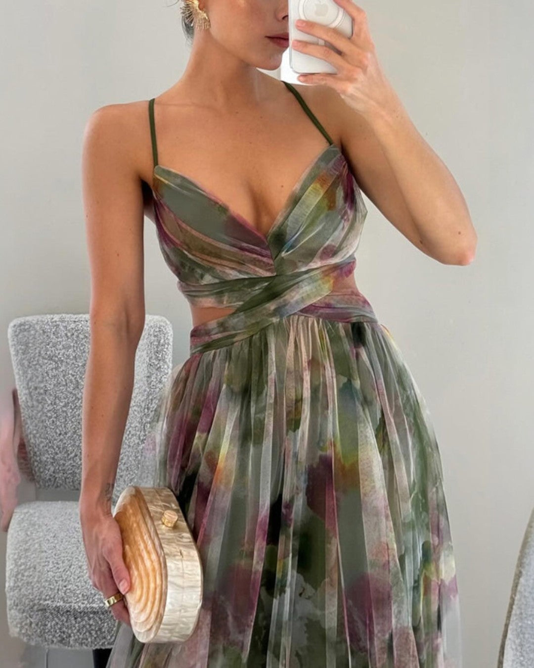 La Rosa Milano | Abito Maxi Eleganza Floreale