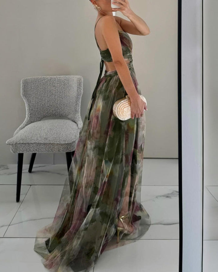 La Rosa Milano | Abito Maxi Eleganza Floreale
