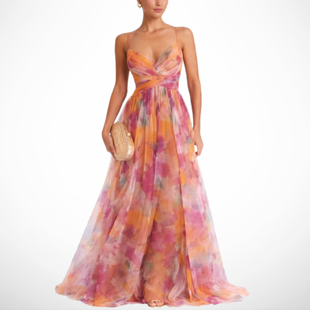 La Rosa Milano | Abito Maxi Eleganza Floreale
