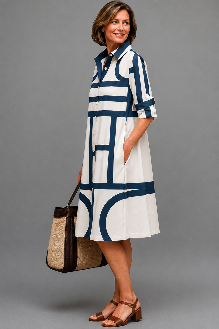 Alexandra | Vestito midi elegante e raffinato