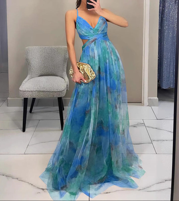 La Rosa Milano | Abito Maxi Eleganza Floreale