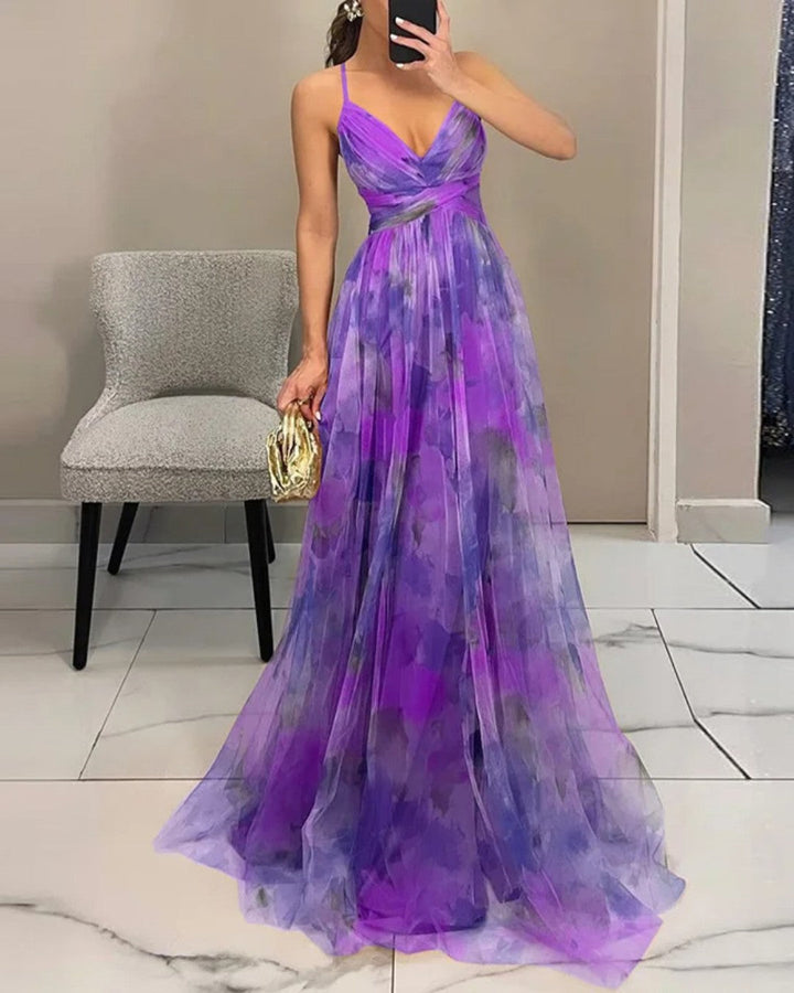 La Rosa Milano | Abito Maxi Eleganza Floreale