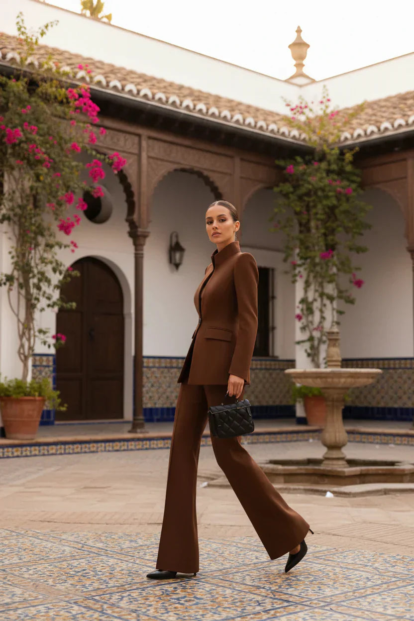 GIA | Completo blazer e pantaloni palazzo